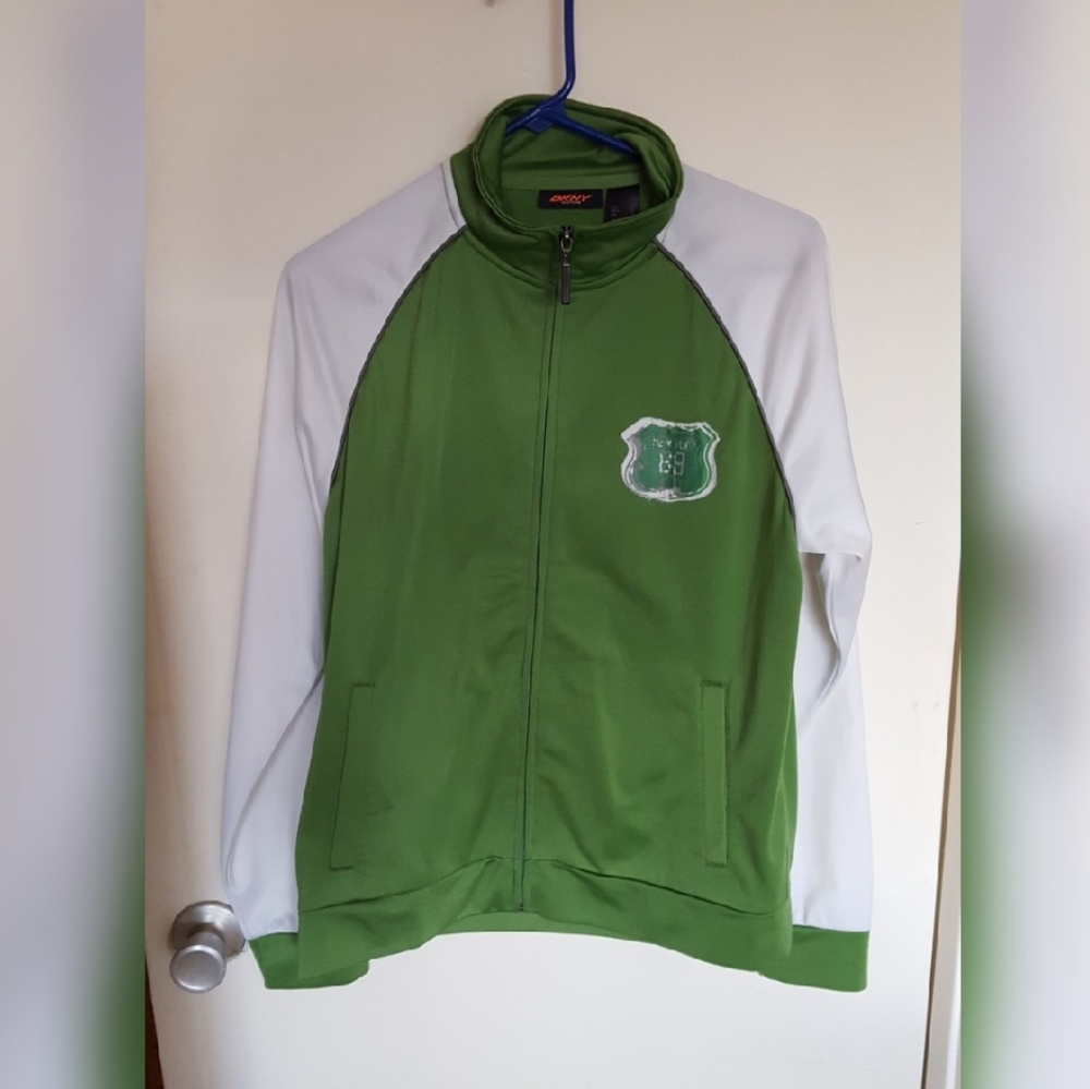 Dkny light zip up jacket